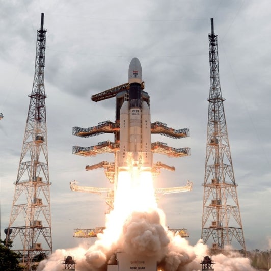 LVM3-M4 rocket carrying Chandrayaan-3 lifts off from Sriharikota - The ...