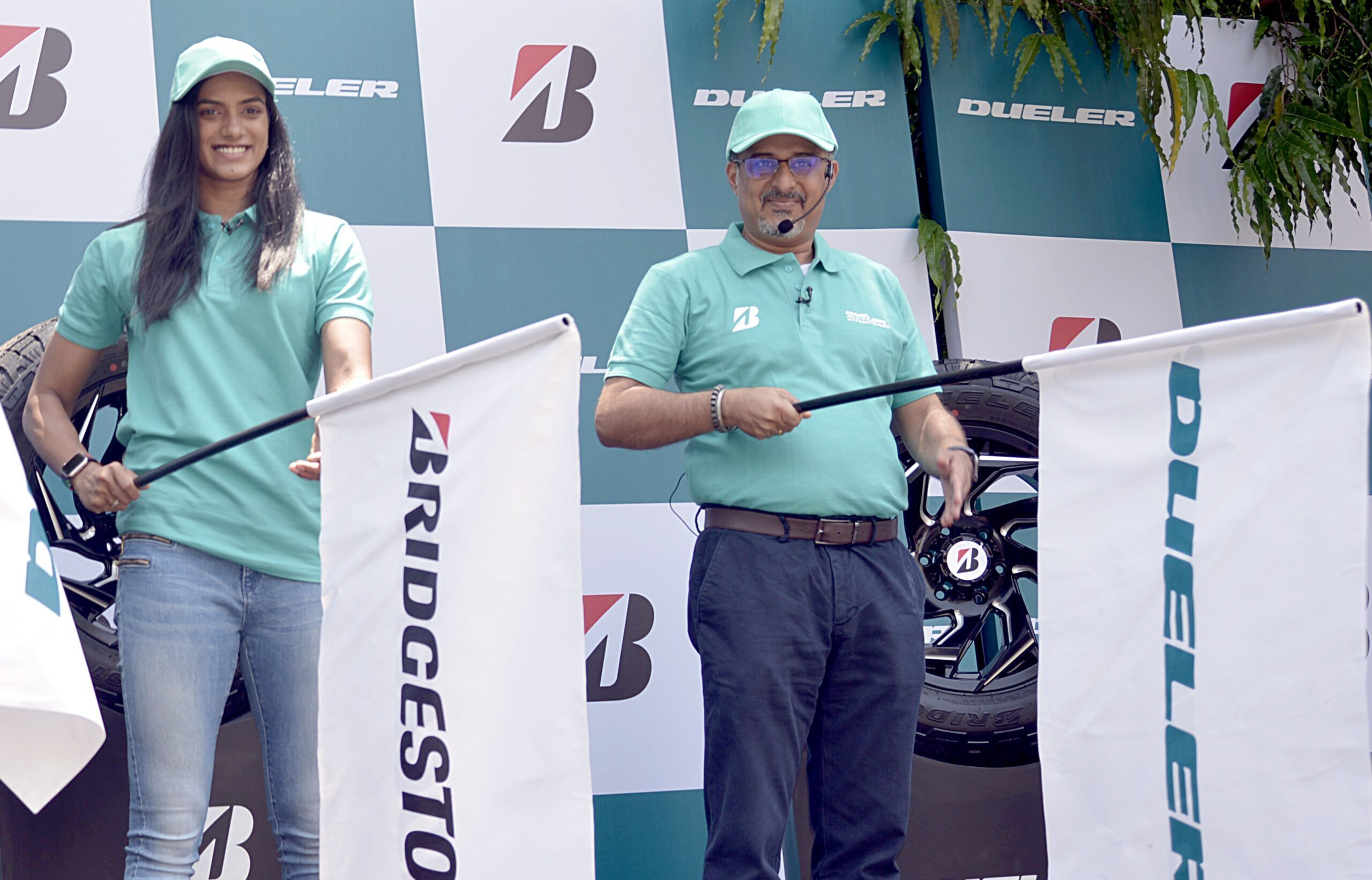 P V Sindhu Flagged Off Road Show As Bridgestone India Unveils ...